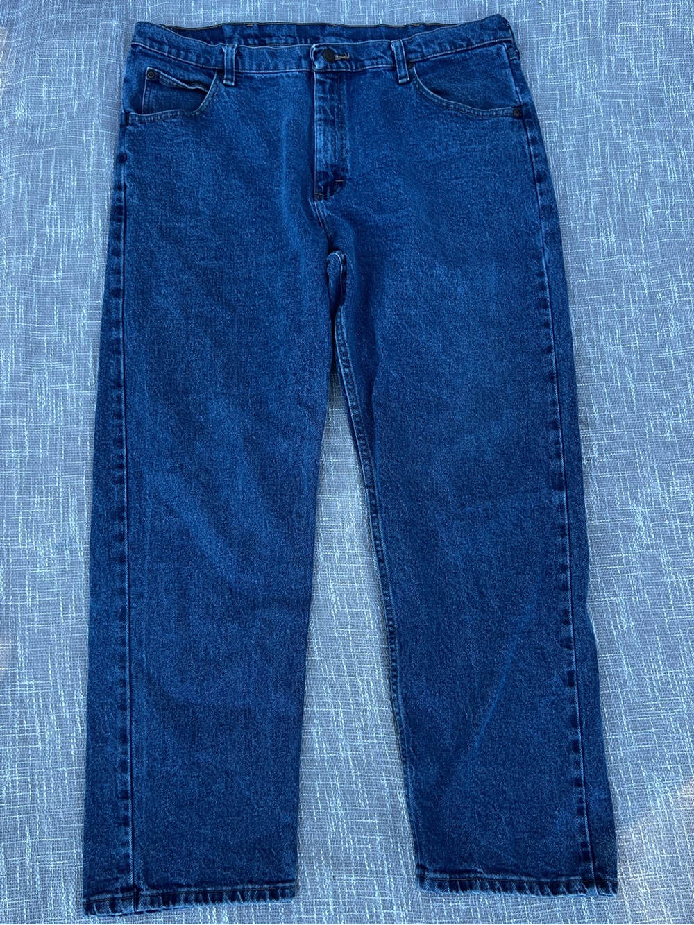 Wrangler Men's Straight-Leg Jeans - Deep Blue Denim 38x30
